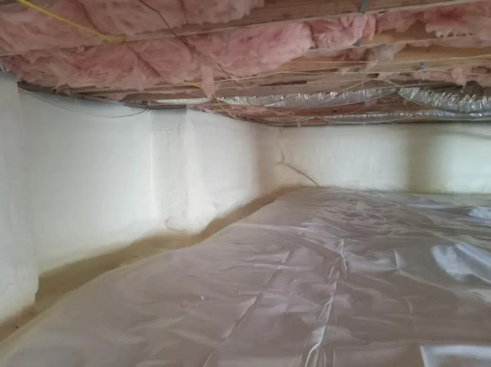 Crawl space encapsulation with closed-cell spray foam for Roof Maintenance in Lavon